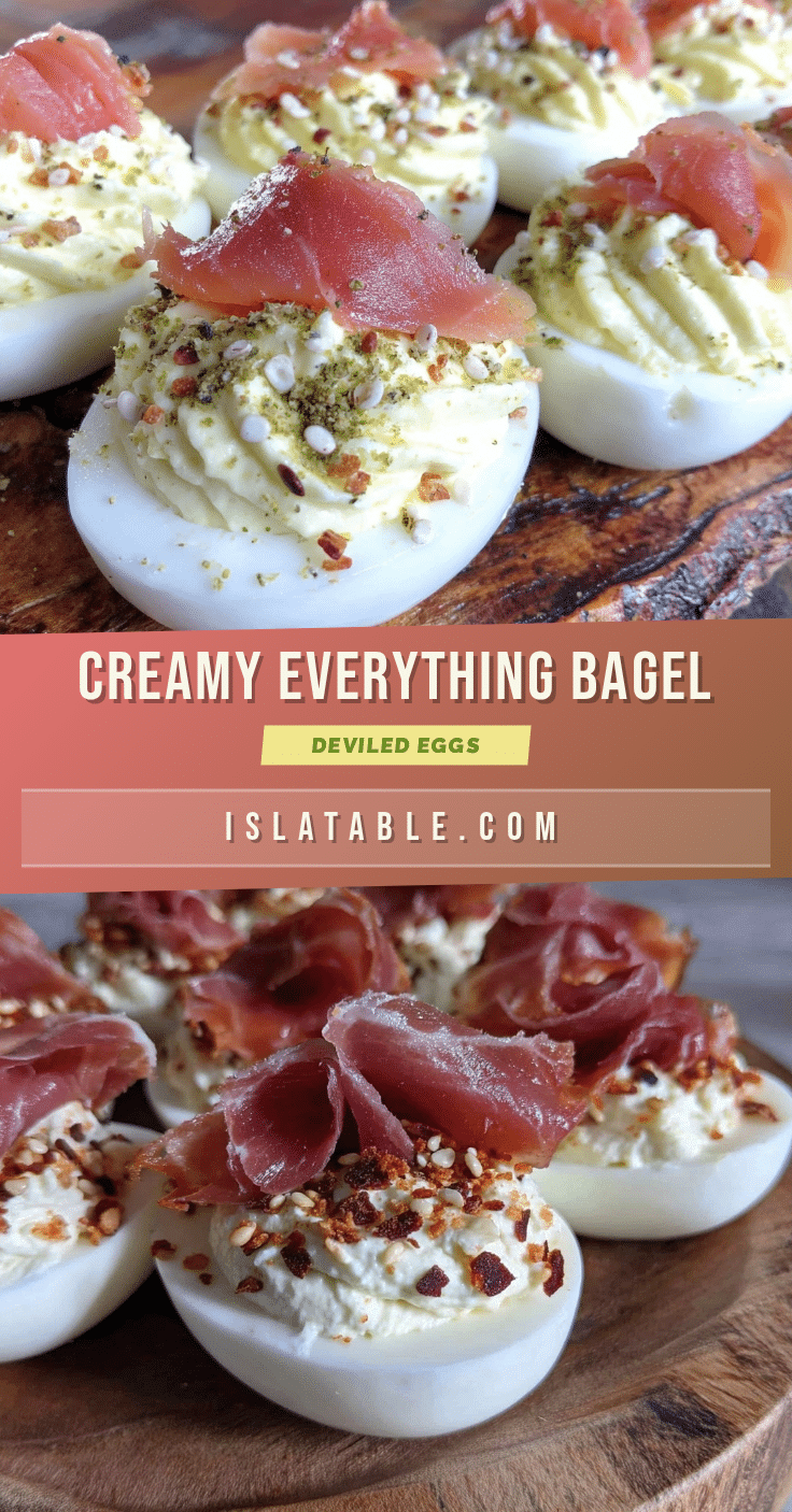 everything bagel deviled eggs recipe