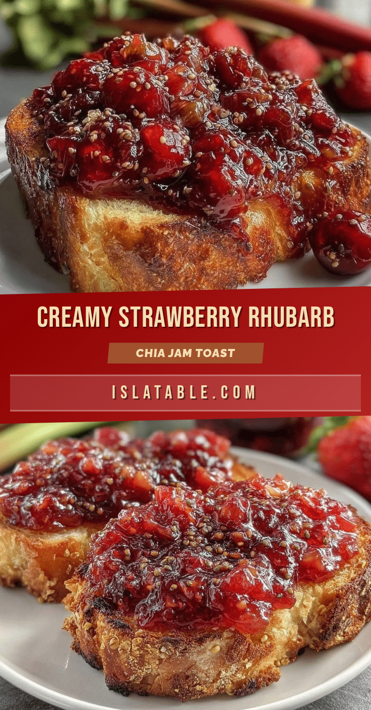 fresh strawberry rhubarb overnight chia jam recipe