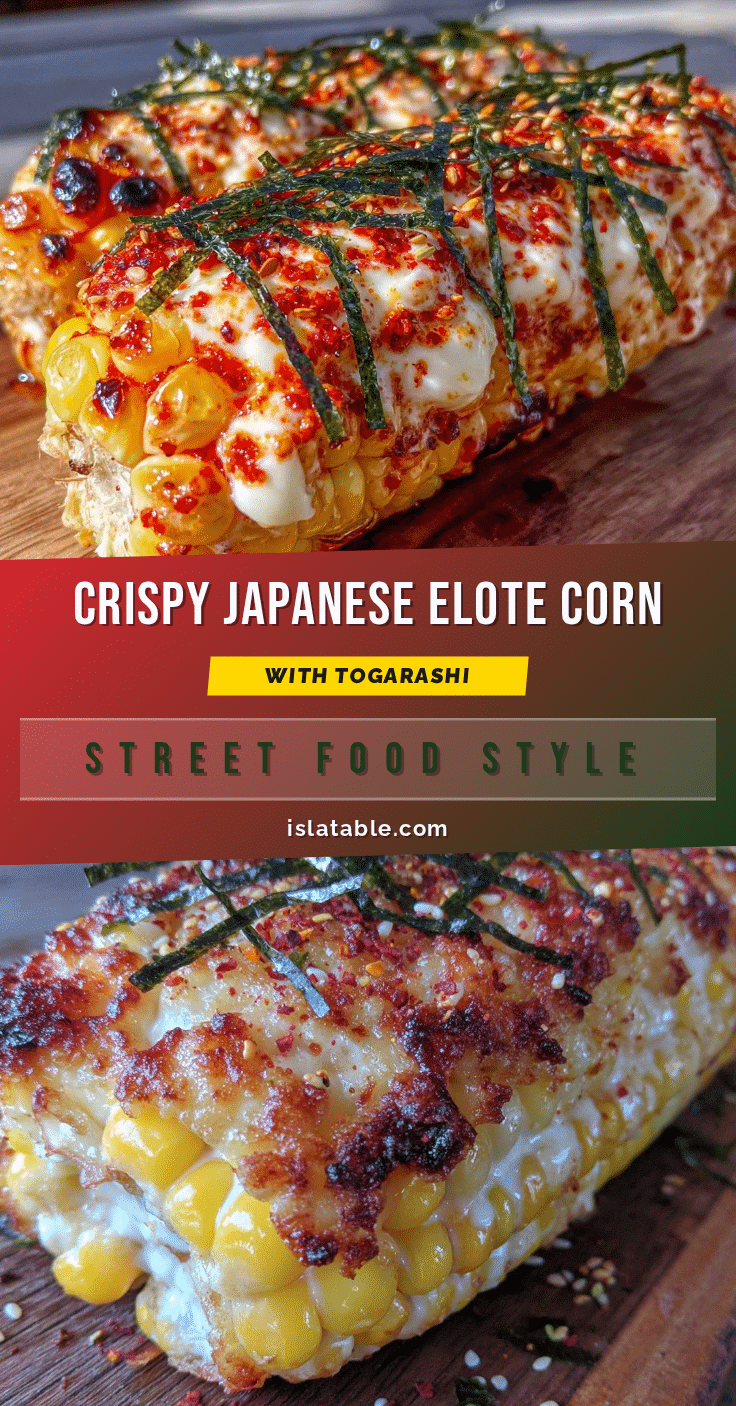 Japanese elote-style corn on the cob recipe