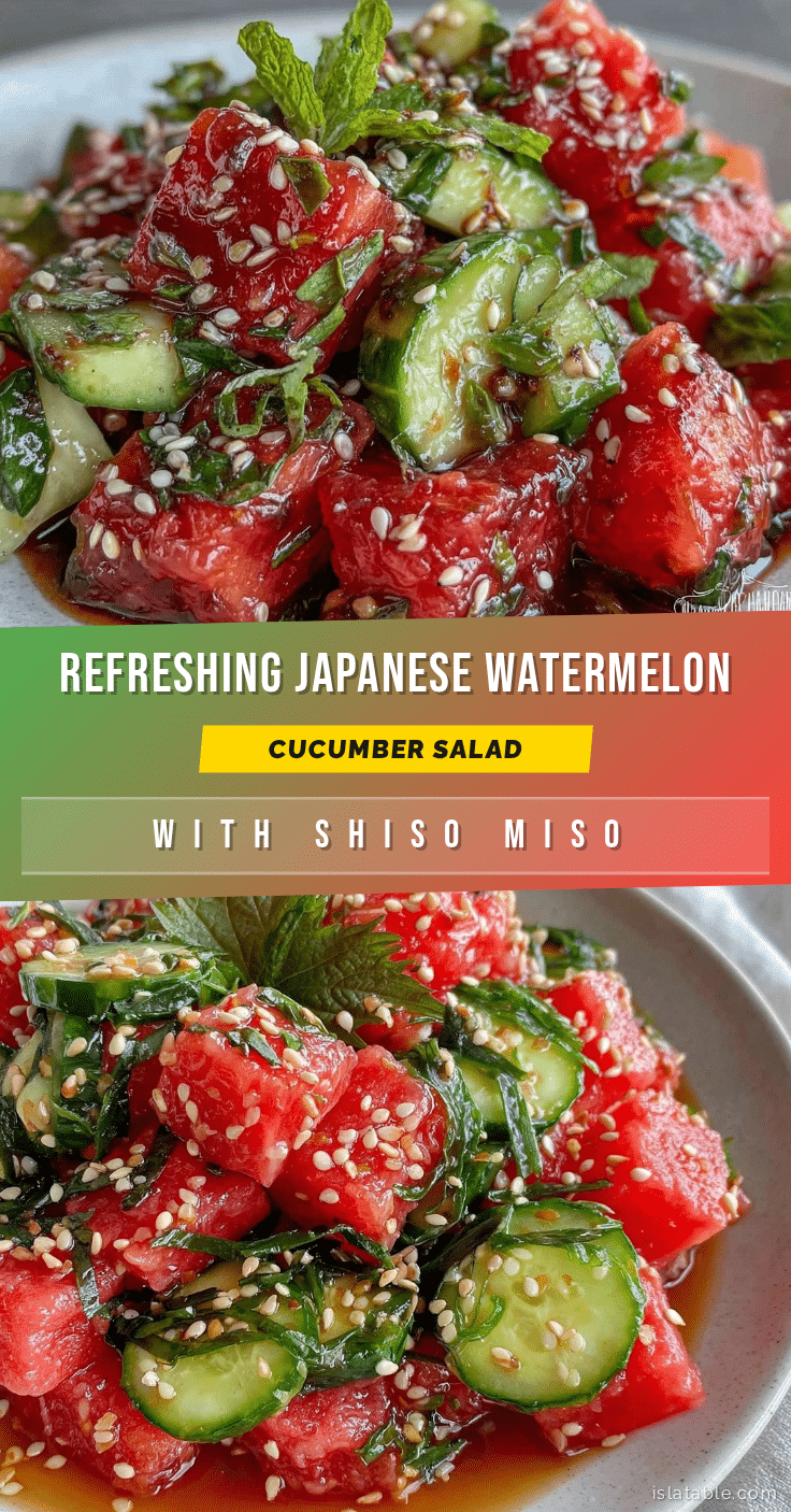 japanese watermelon cucumber salad recipe
