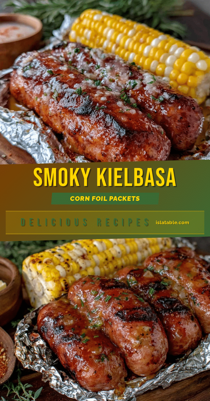 kielbasa and corn foil packets recipe