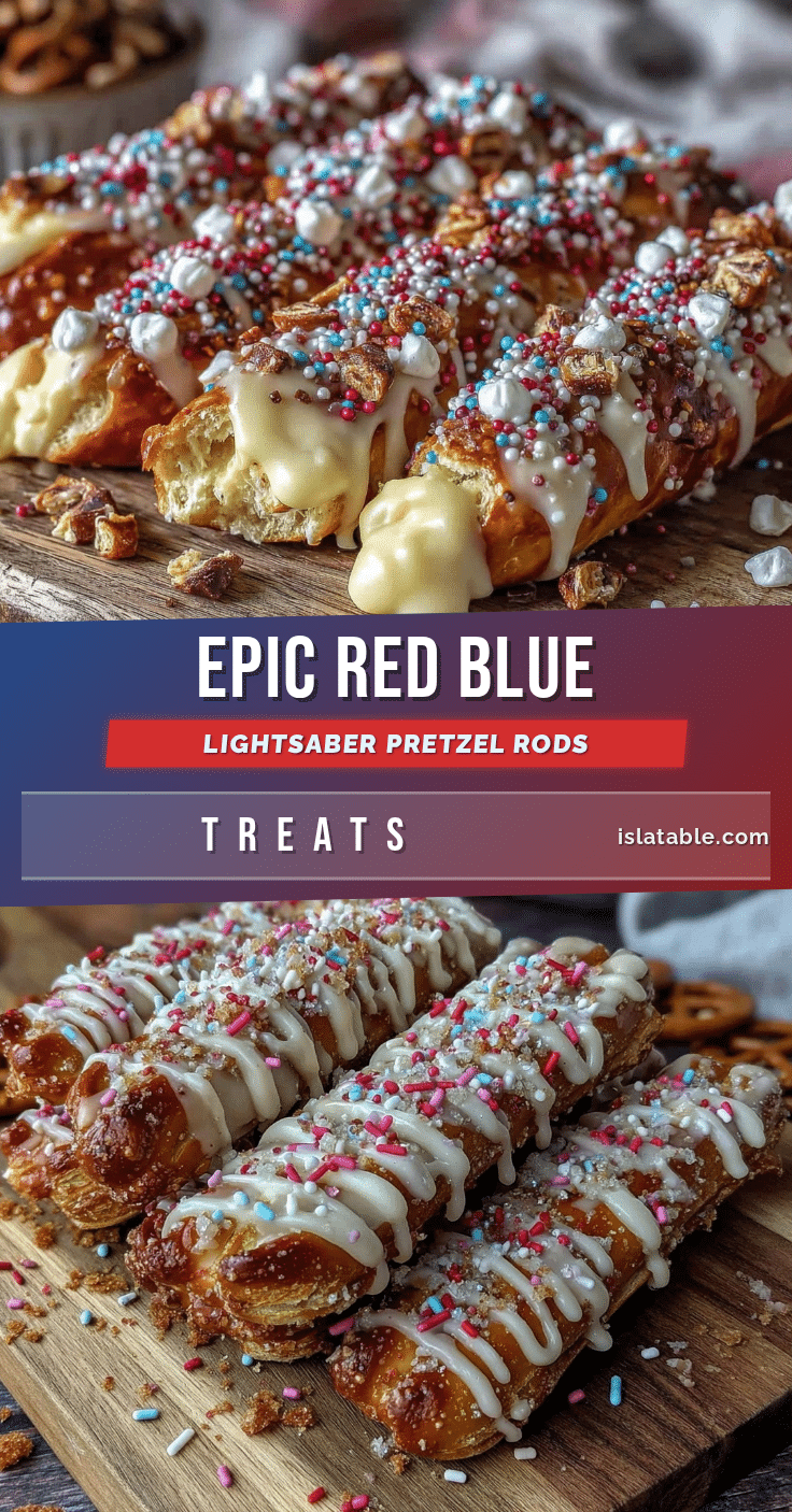 lightsaber pretzel rods recipe