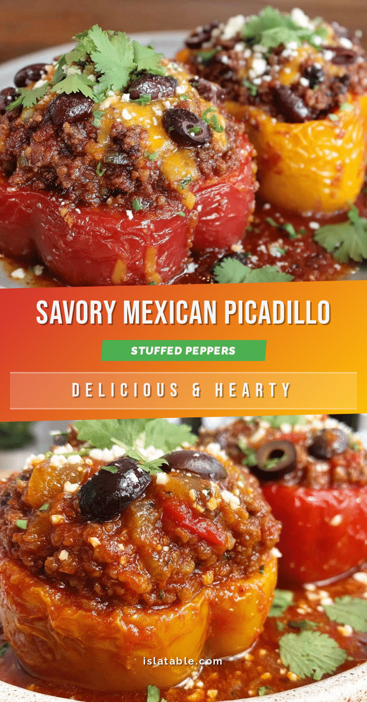 mexican picadillo stuffed bell peppers recipe