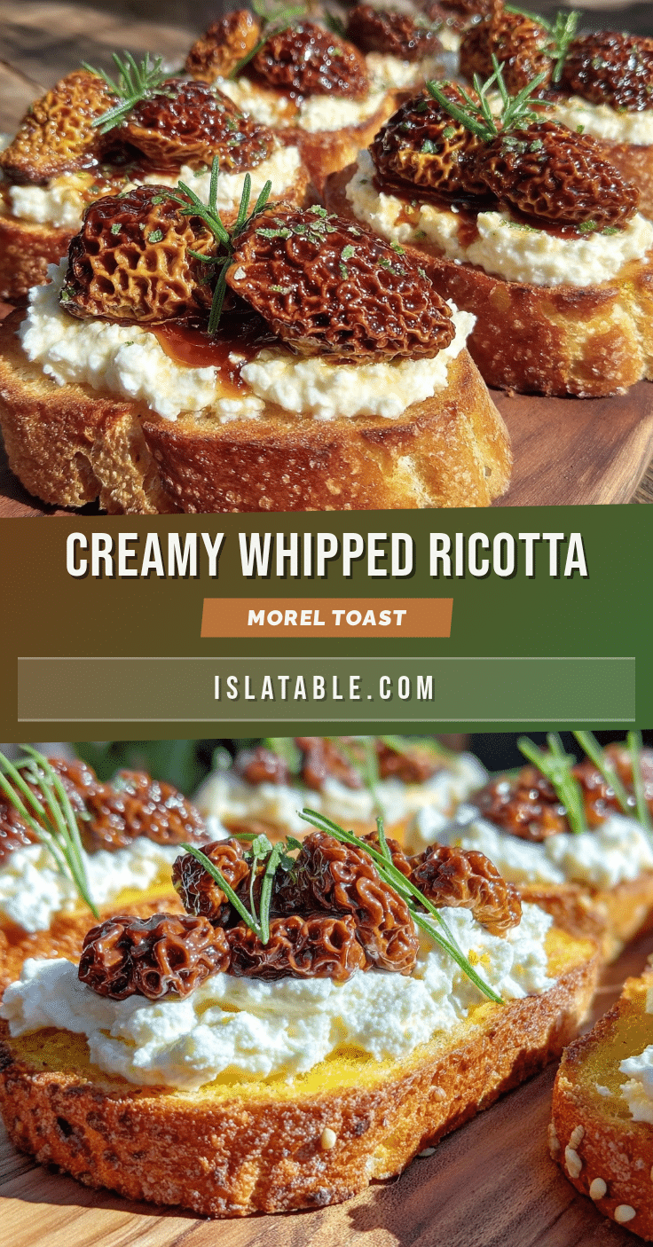 morel mushroom brown butter toast recipe