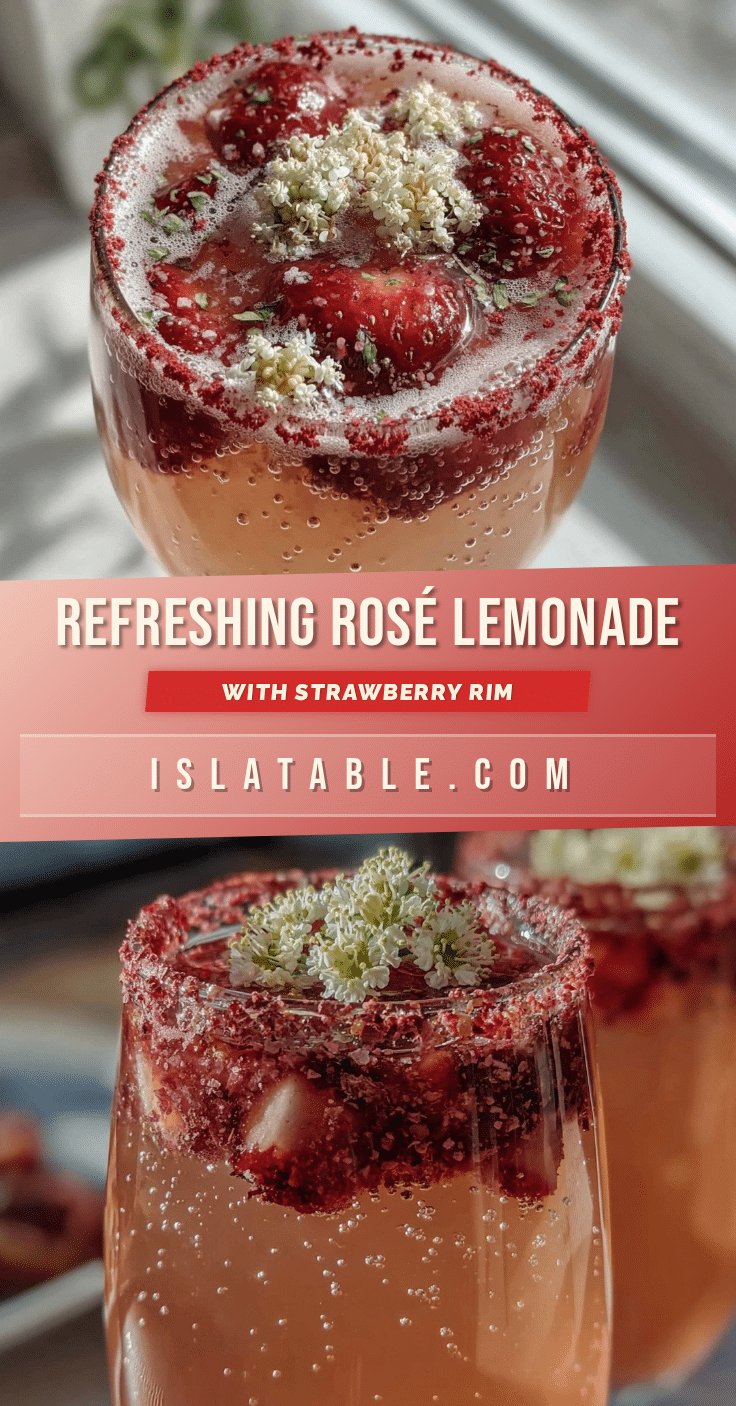 rosé lemonade mocktail recipe