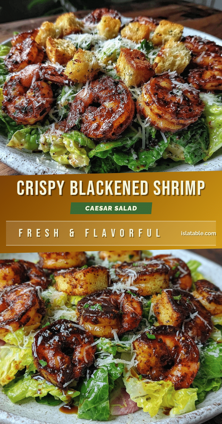 blackened shrimp caesar salad recipe