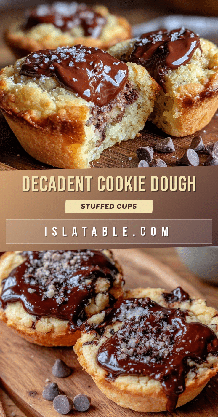 cookie dough stuffed cookie cups recipe