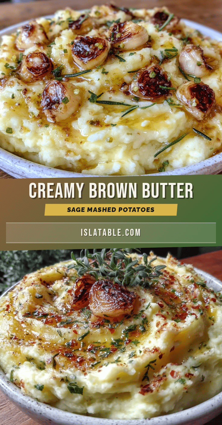 creamy brown butter sage mashed potatoes recipe