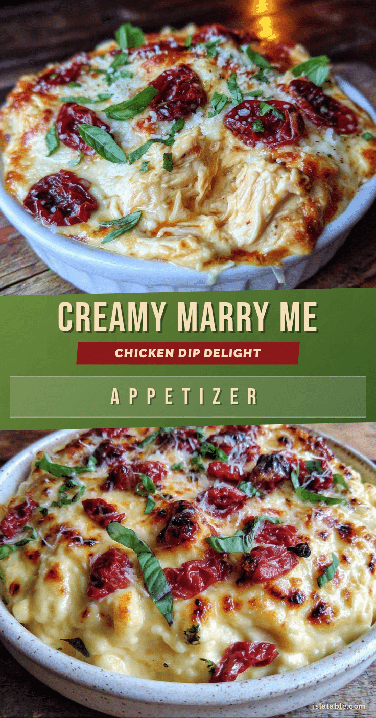 Creamy Marry Me Chicken Dip recipe