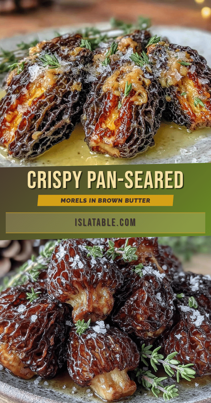 crispy pan-seared morel mushrooms recipe