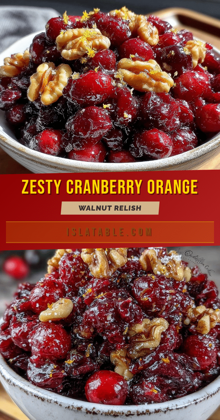 fresh cranberry orange walnut relish recipe