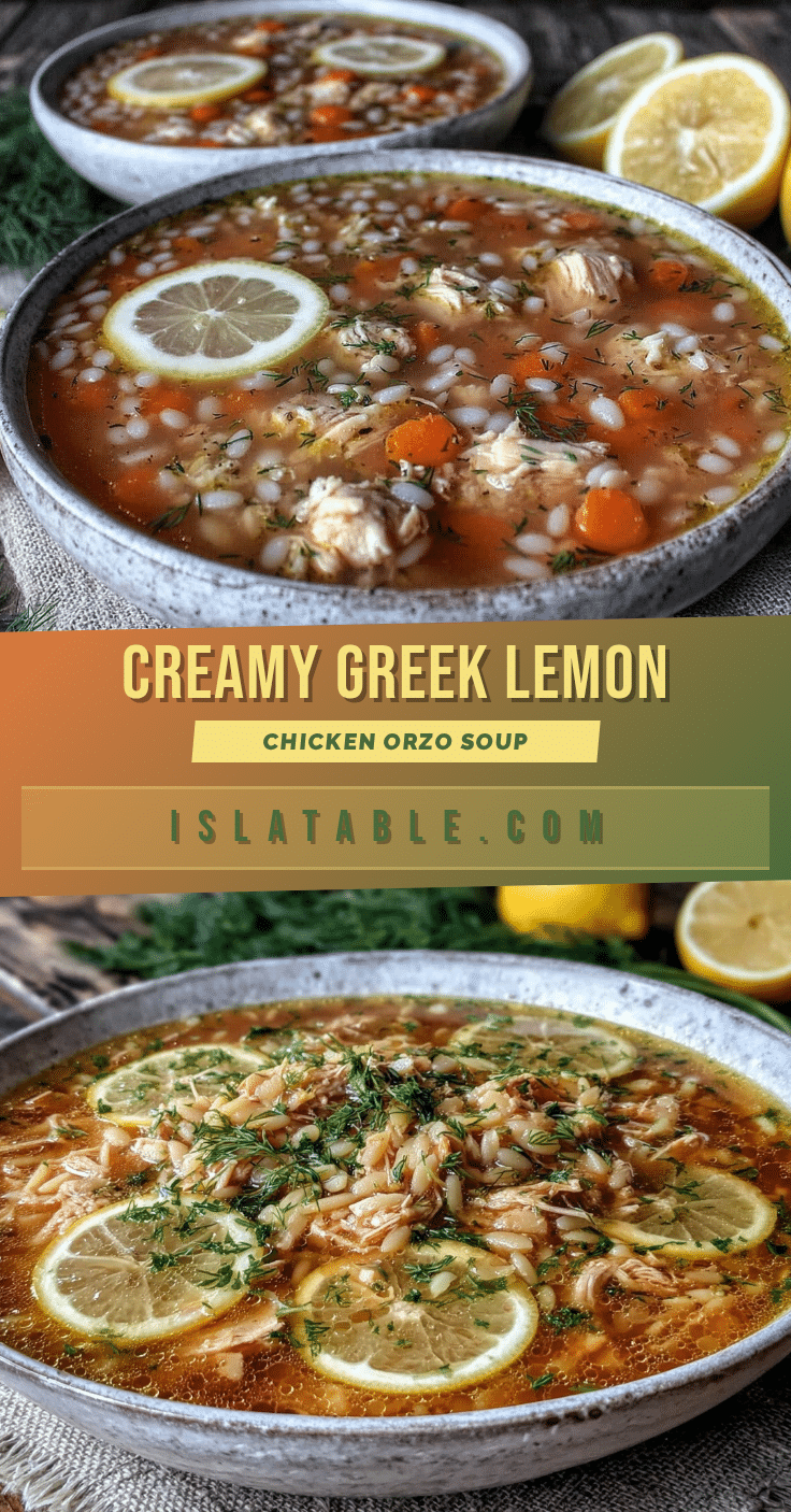 fresh greek lemon chicken orzo soup with dill recipe