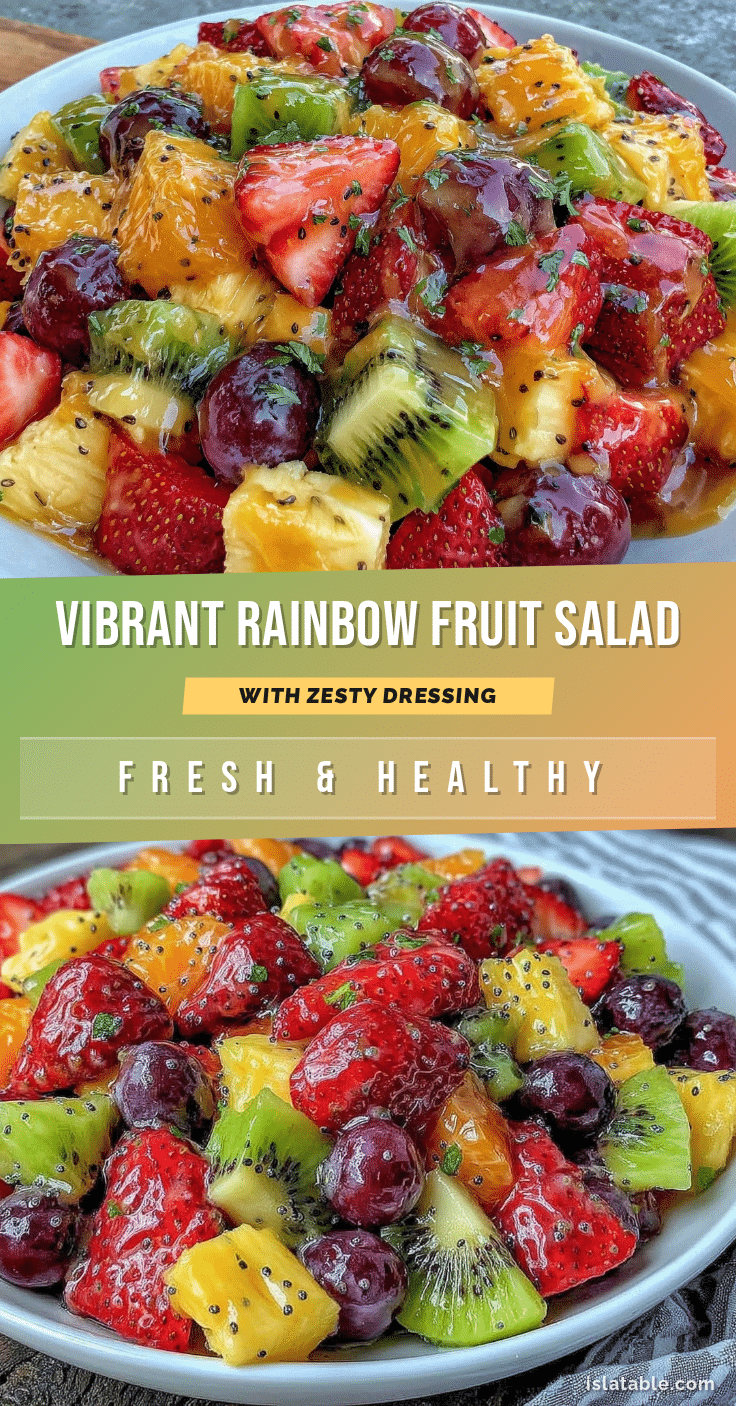 fresh rainbow fruit salad recipe