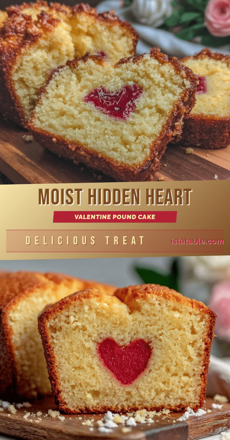 hidden heart pound cake recipe