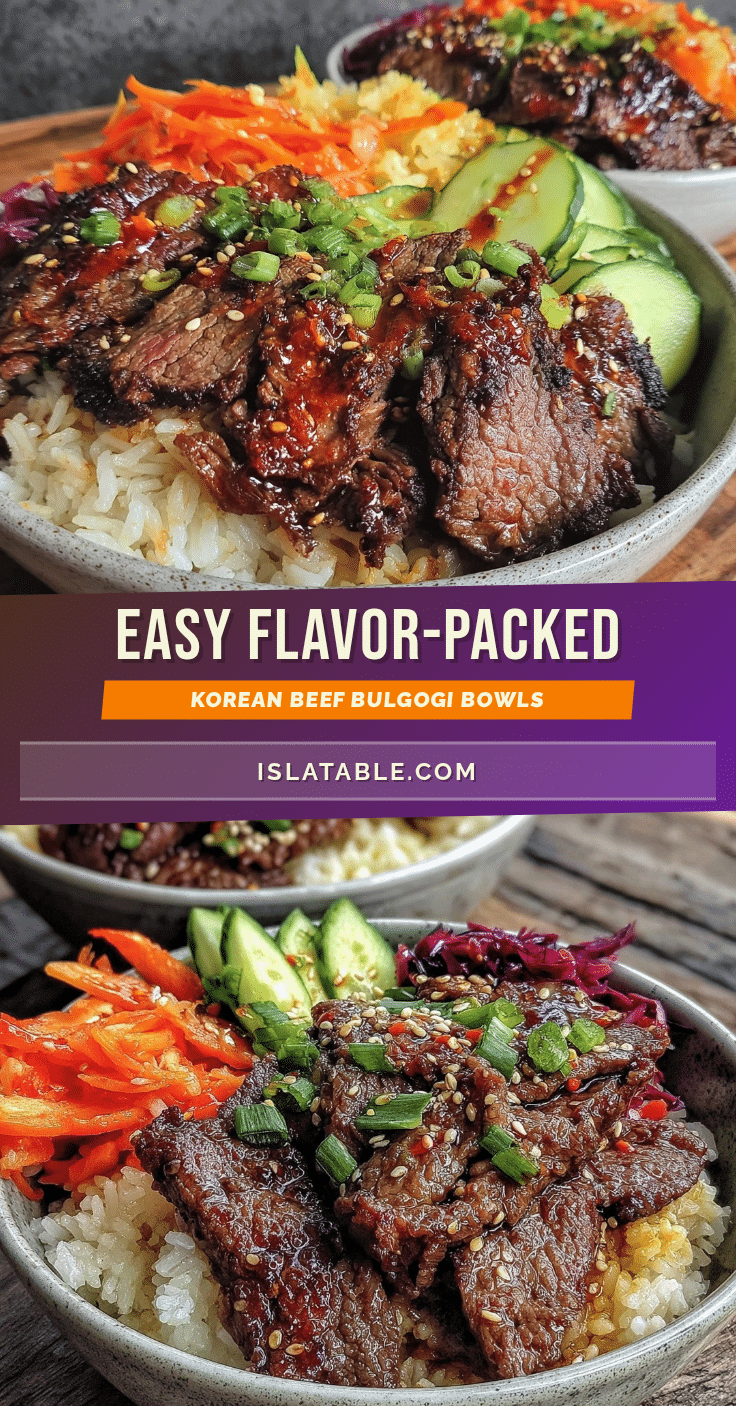 Korean Ground Beef Bulgogi Bowls recipe