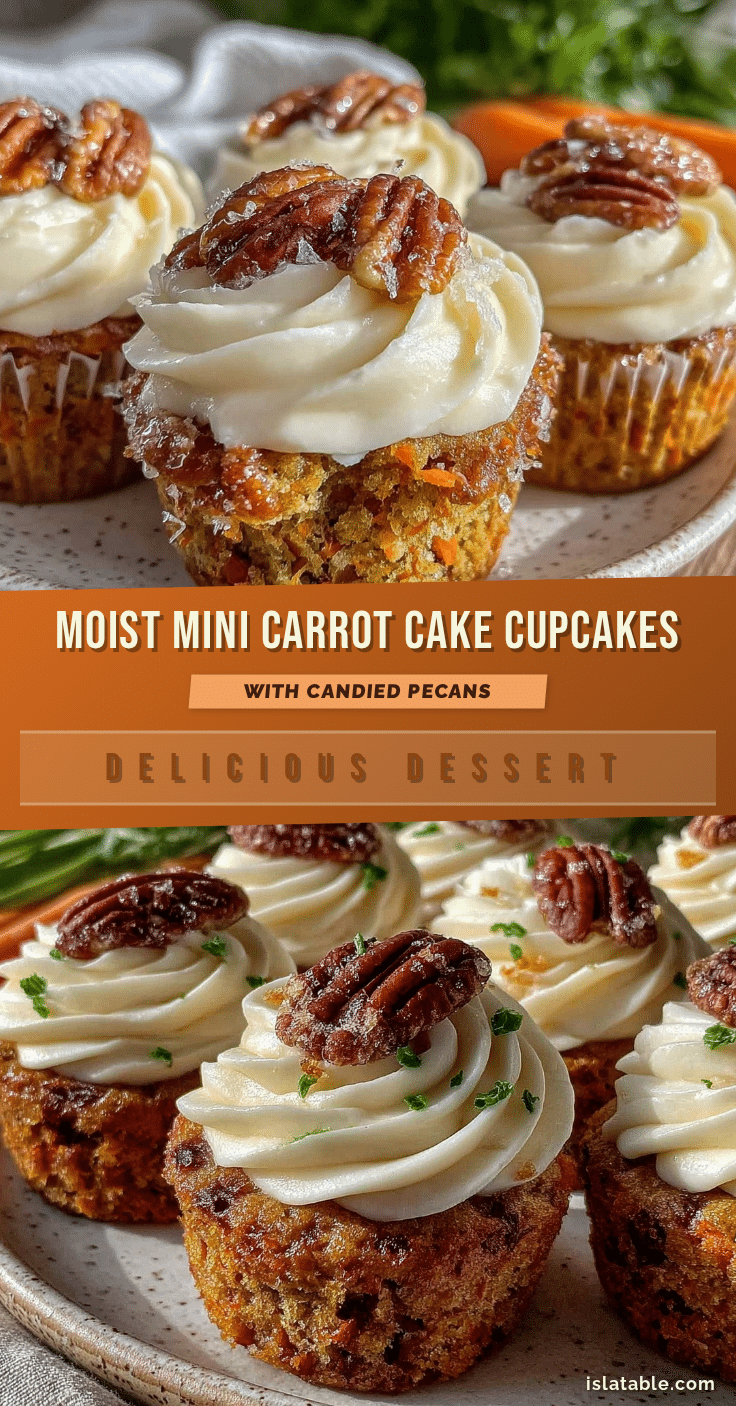 moist mini carrot cake cupcakes recipe