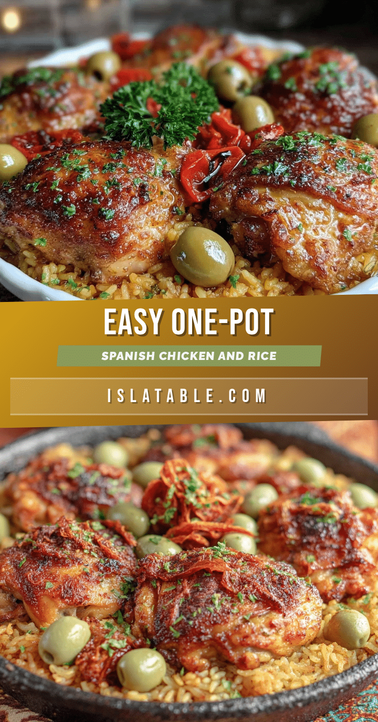 one-pot spanish chicken and rice recipe
