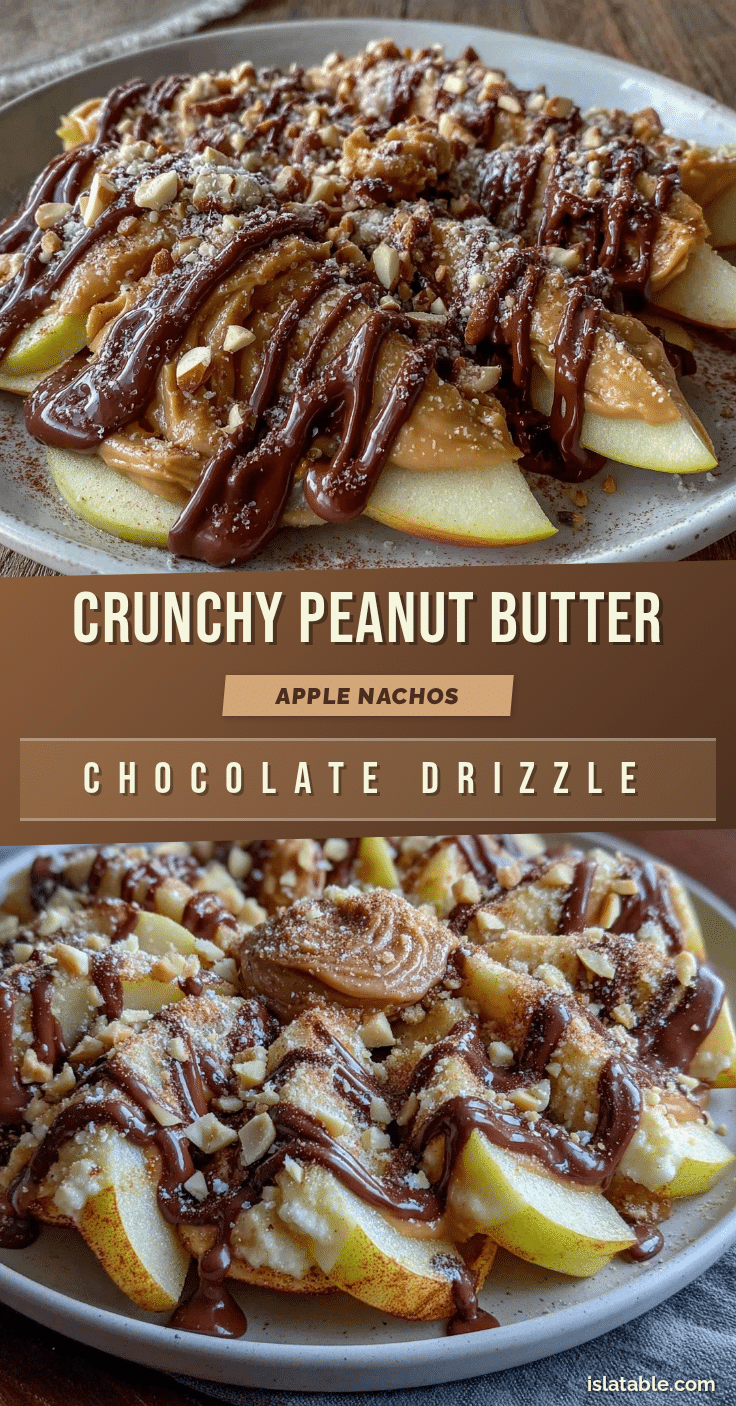 peanut butter apple nachos recipe