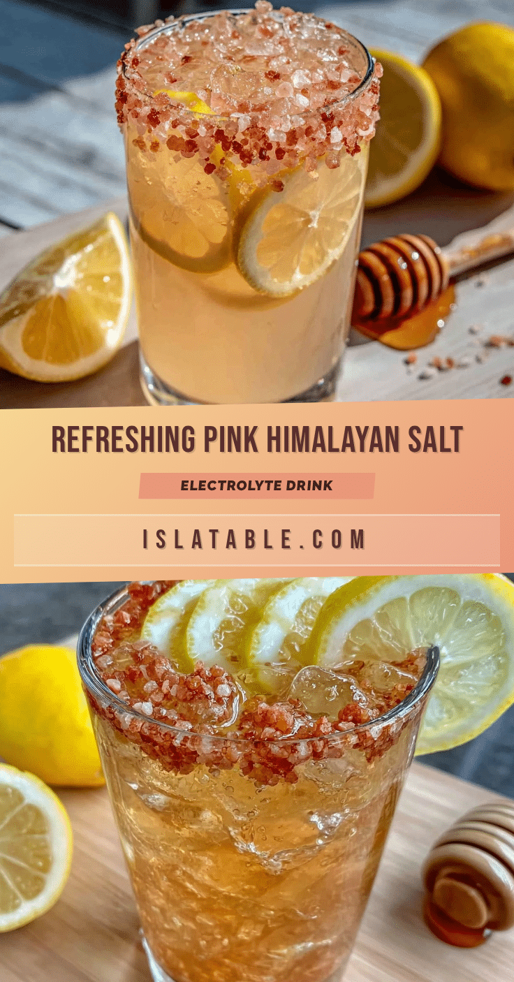 pink himalayan salt electrolyte drink recipe