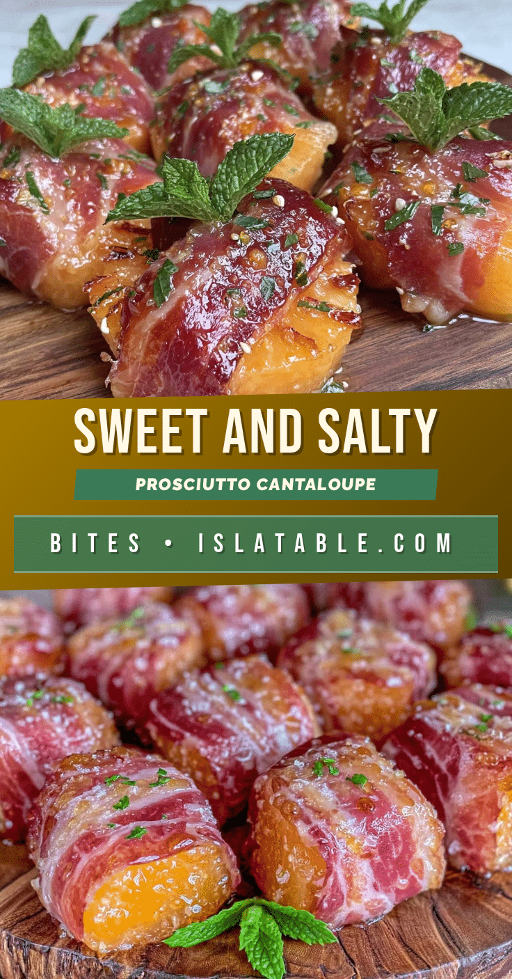 prosciutto-wrapped cantaloupe bites recipe