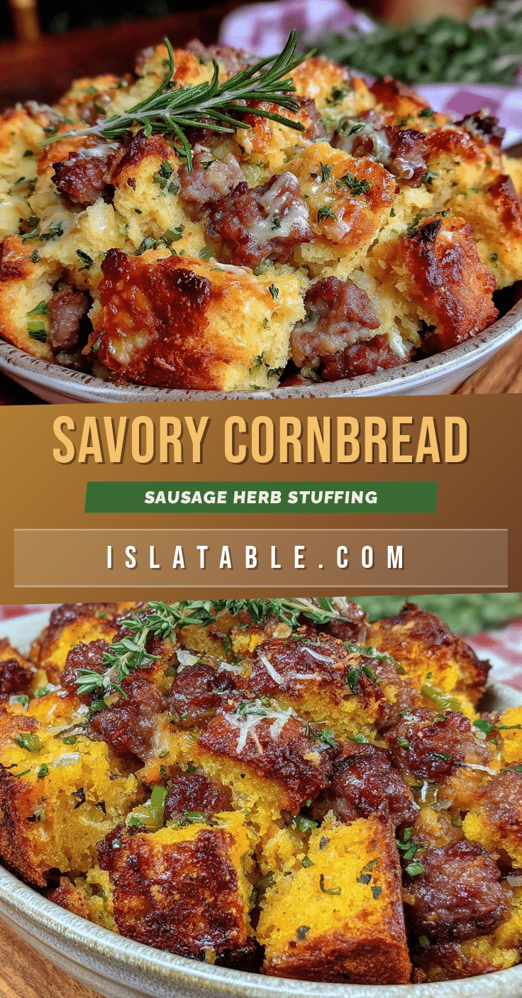 savory cornbread sausage stuffing recipe