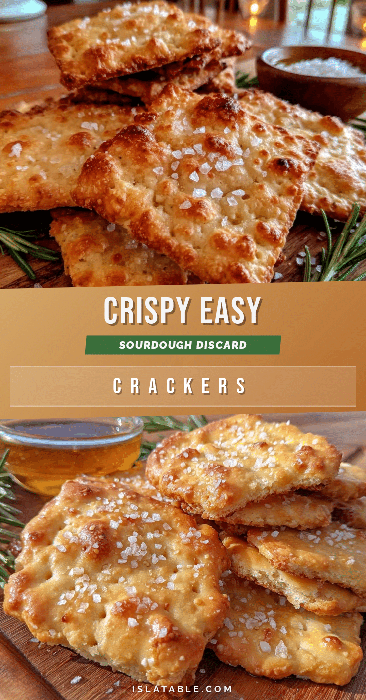 sourdough discard crackers recipe