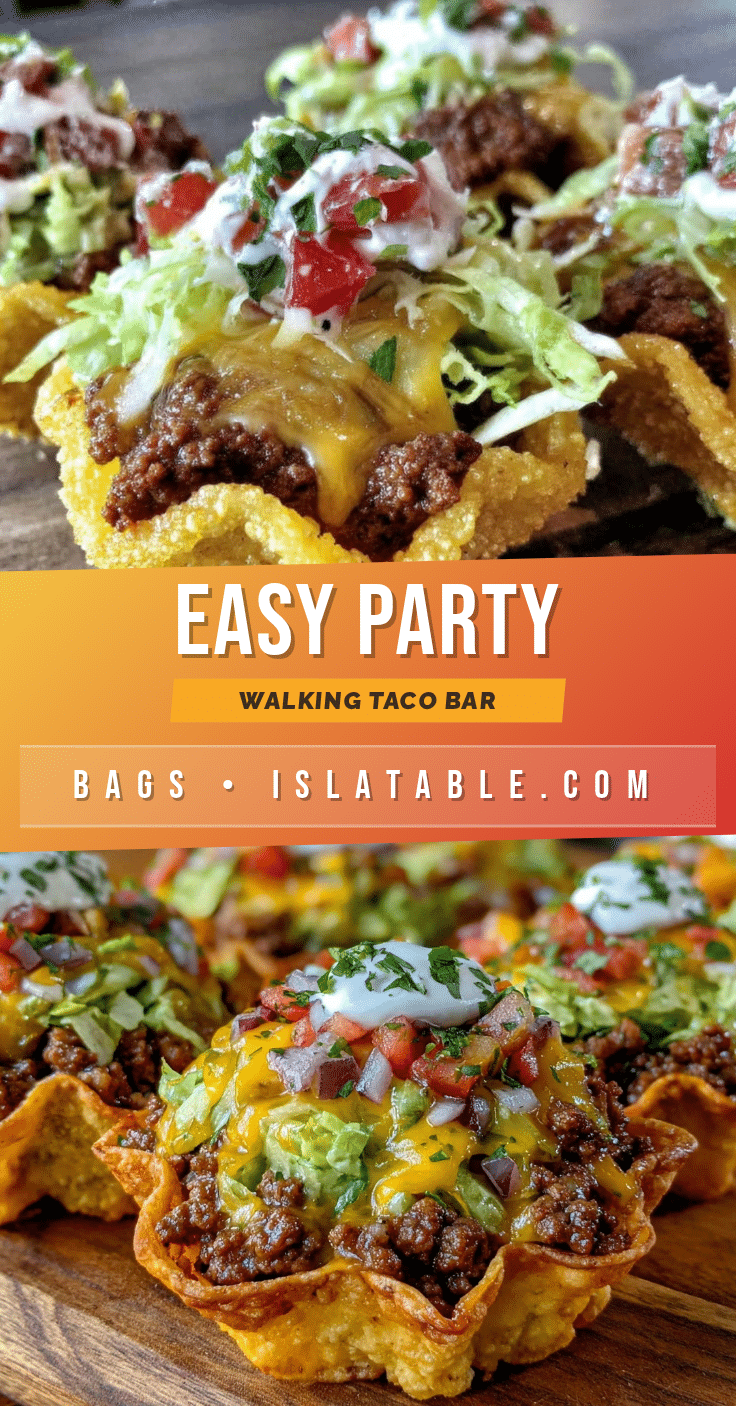 walking taco bar bags recipe