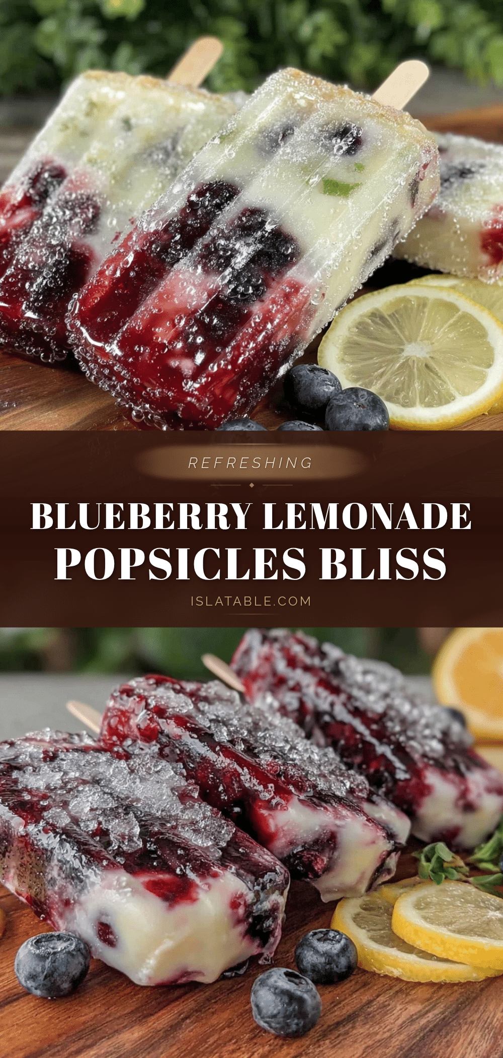 blueberry lemonade popsicles recipe