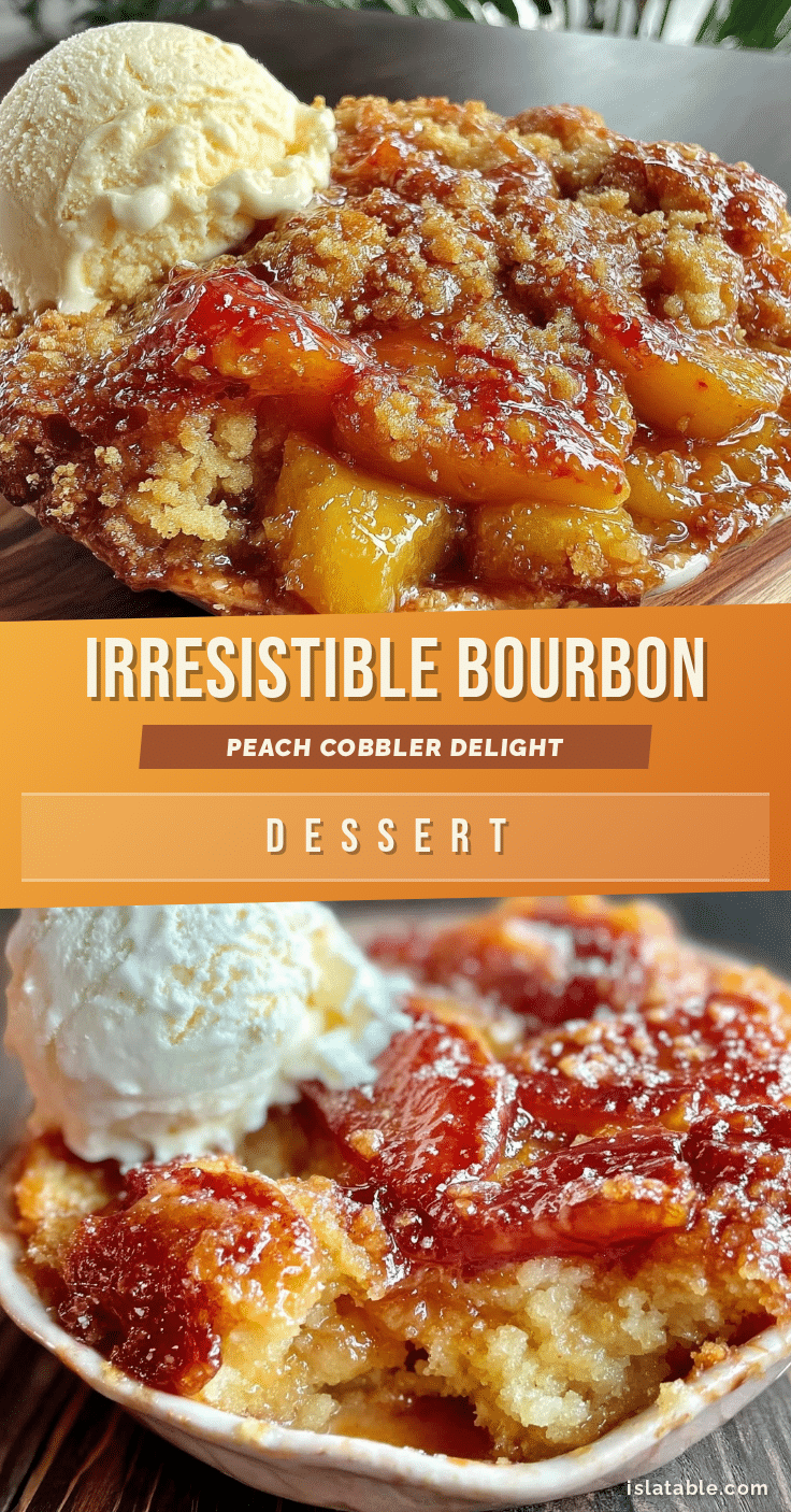 bourbon peach cobbler recipe