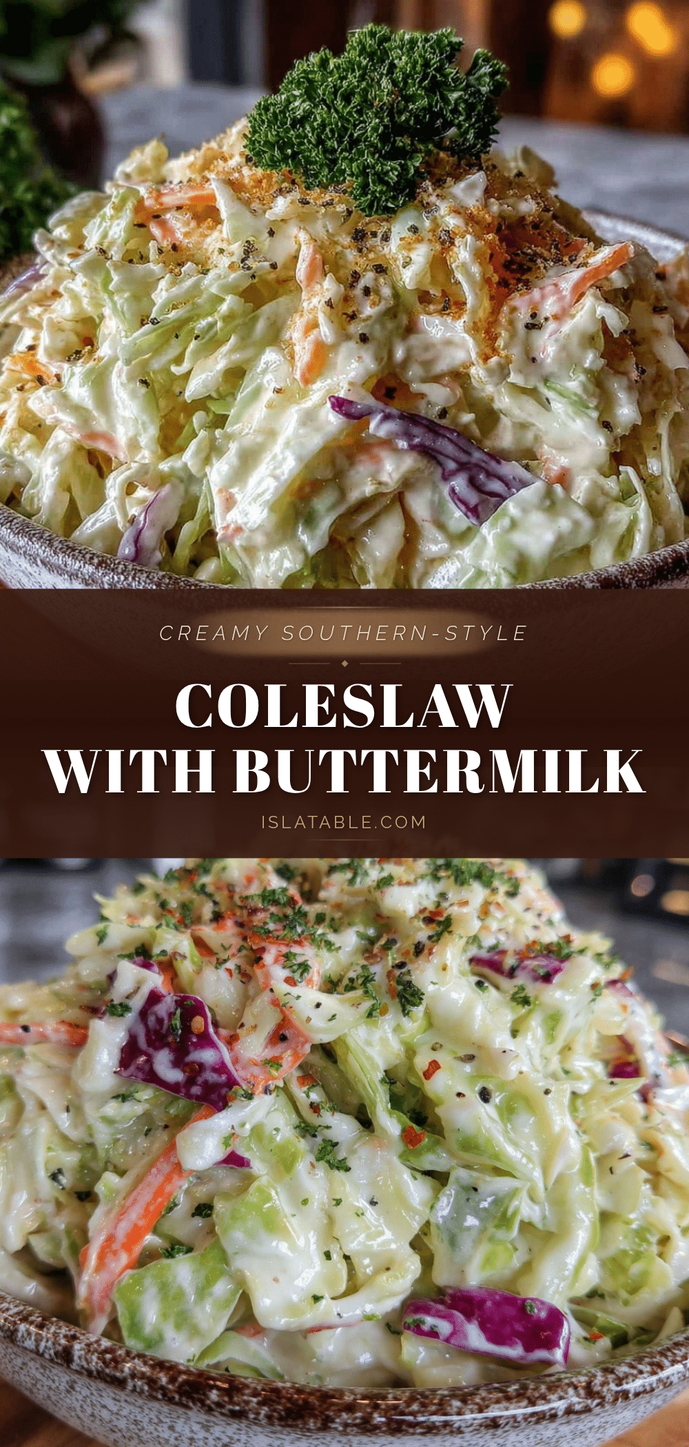 creamy southern-style coleslaw recipe