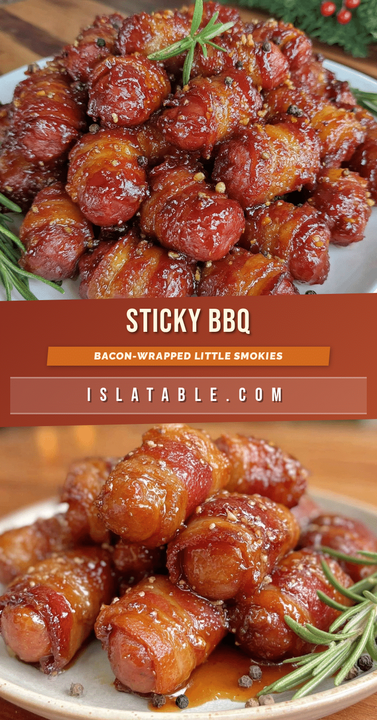 crispy bbq bacon-wrapped little smokies recipe