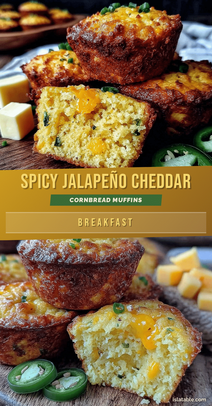 crispy jalapeño cheddar cornbread muffins recipe