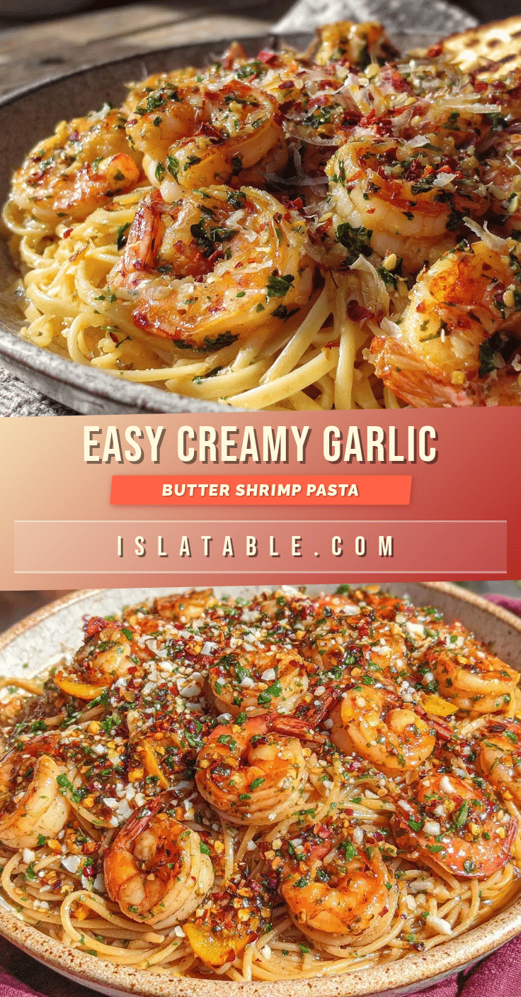 easy garlic butter shrimp pasta recipe