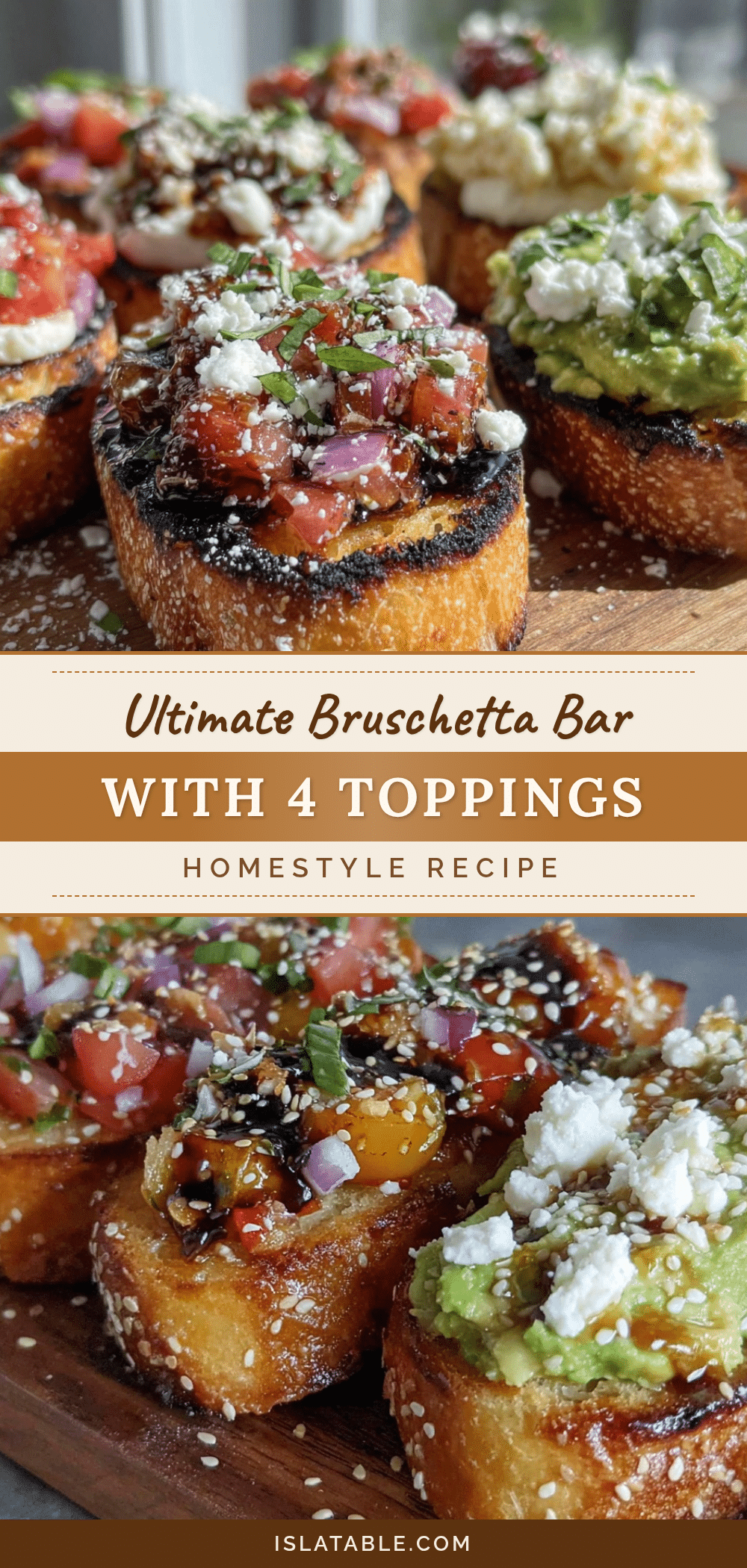 flavorful bruschetta bar recipe