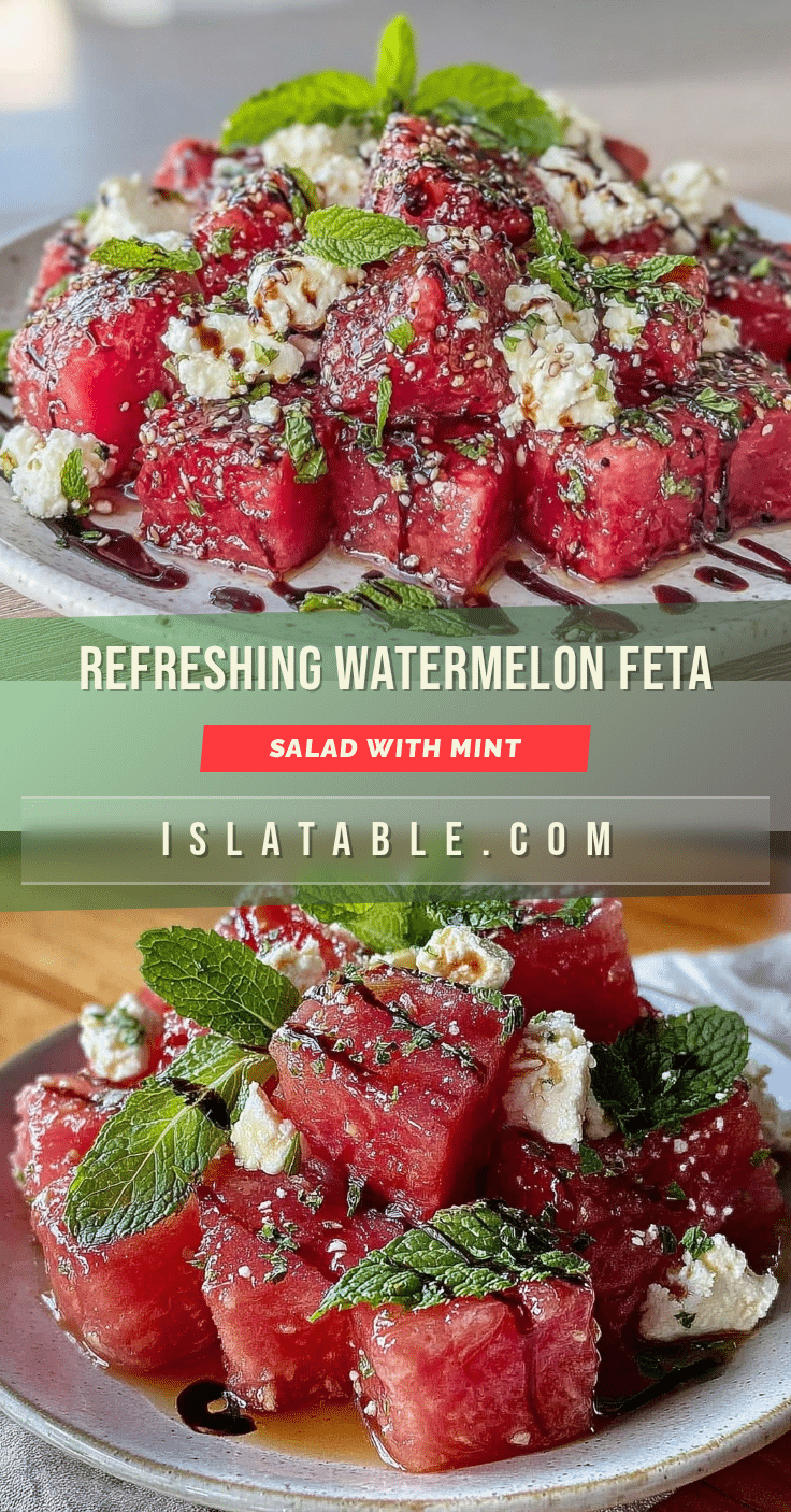fresh watermelon feta salad recipe