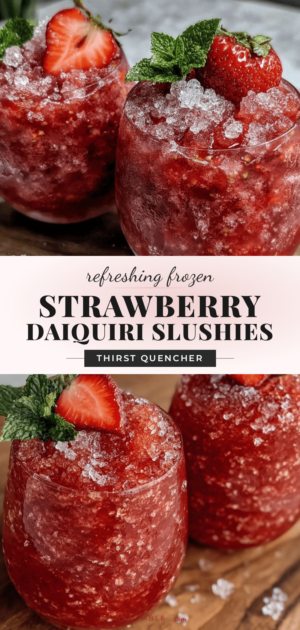 frozen strawberry daiquiri slushies recipe