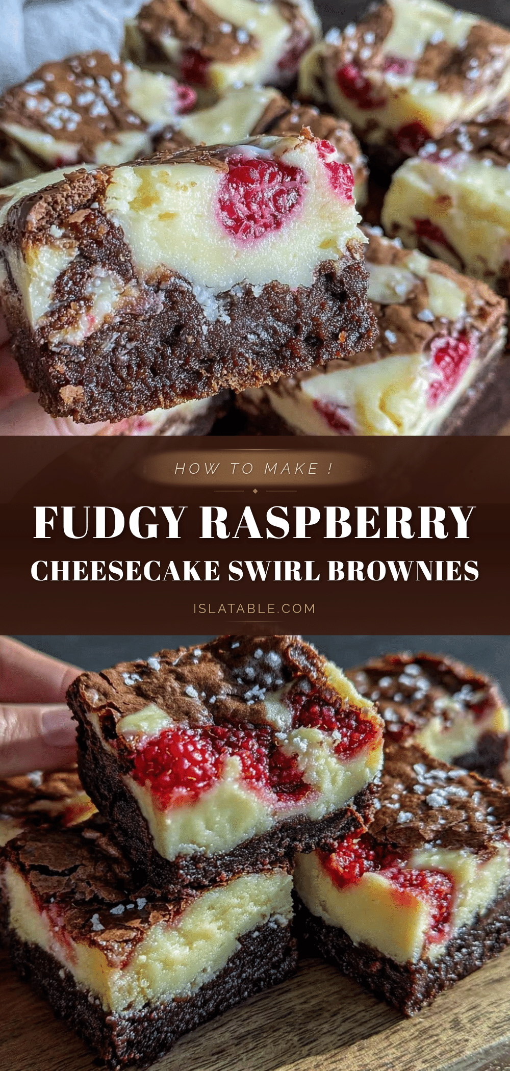 fudgy raspberry cheesecake swirl brownies recipe