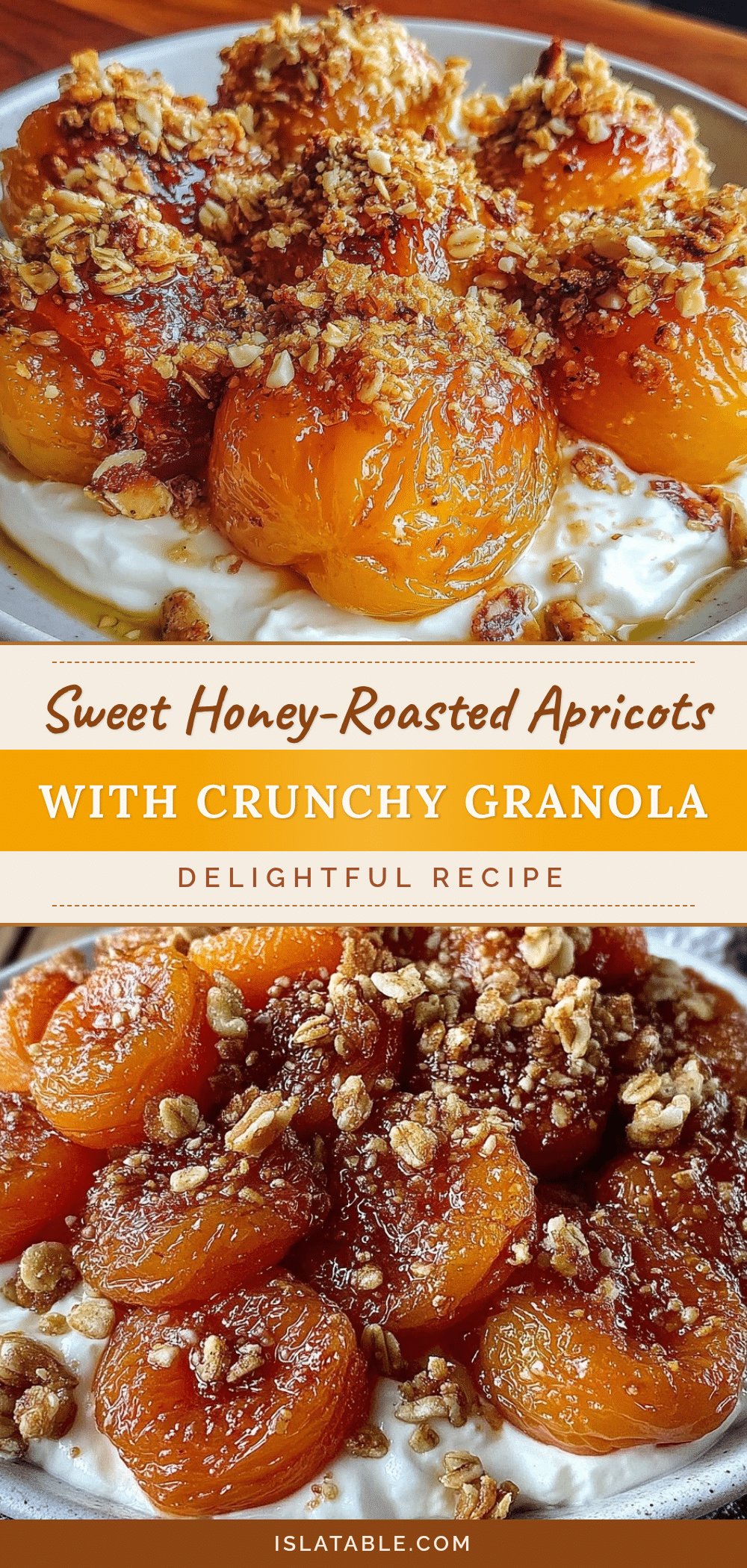 honey-roasted apricots recipe
