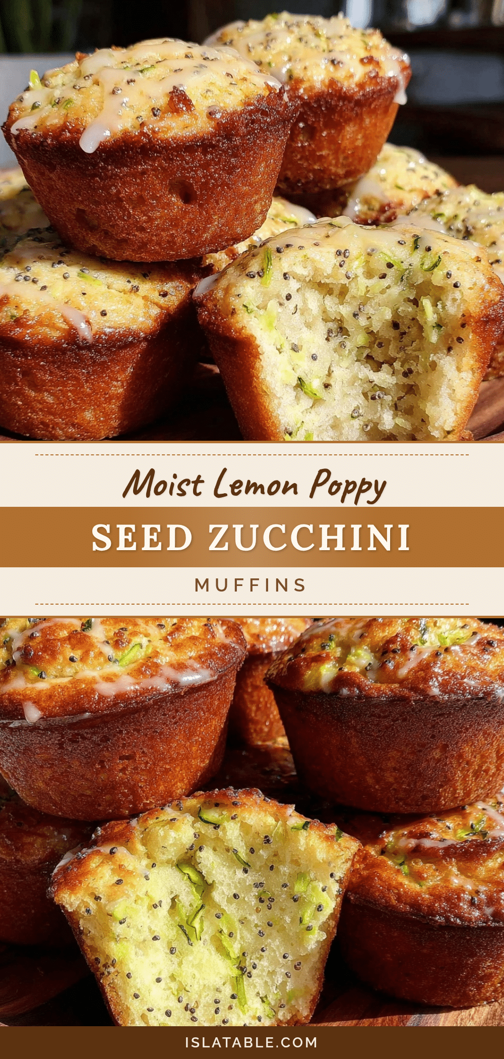 lemon poppy seed zucchini muffins recipe
