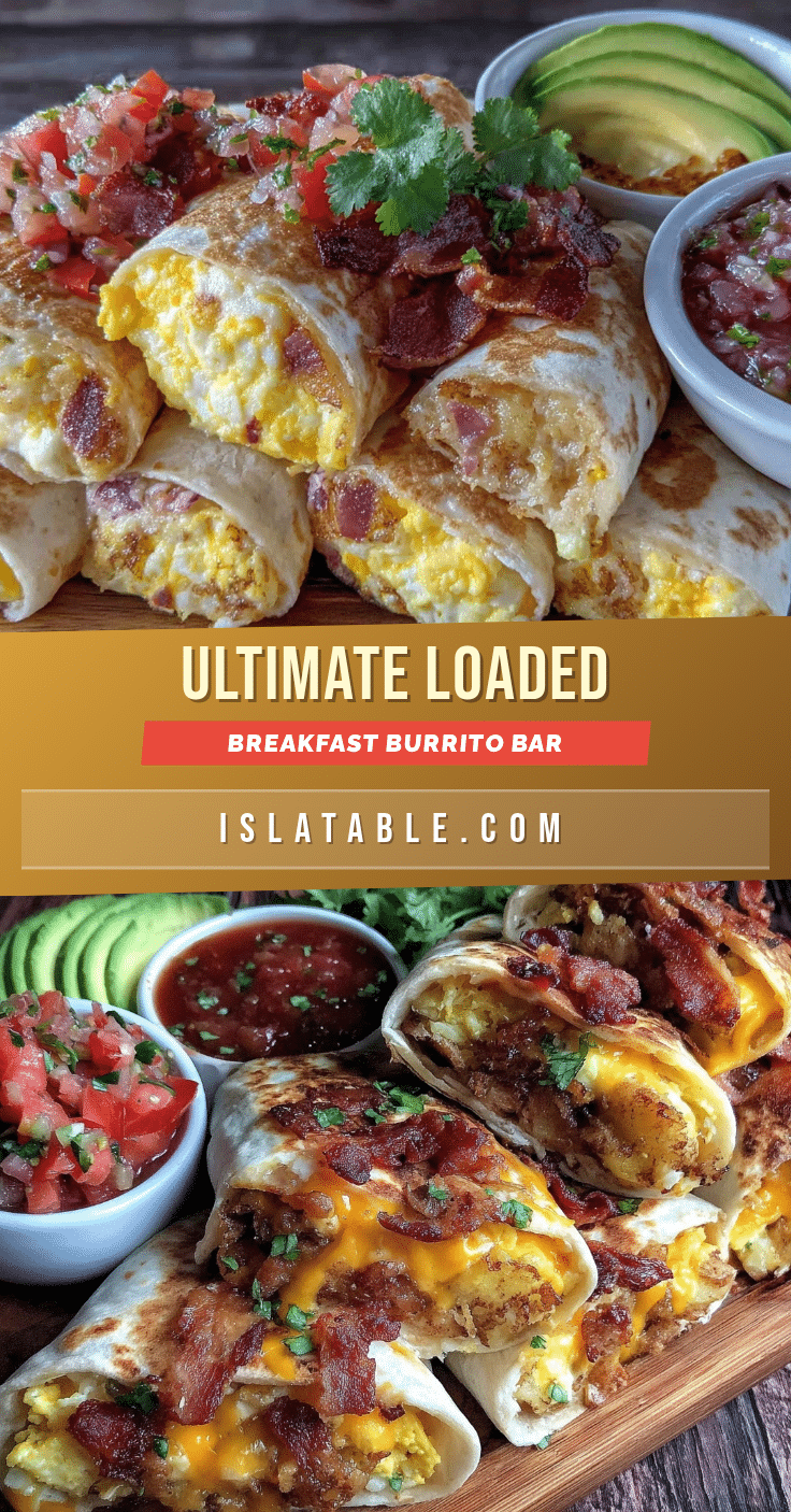 loaded breakfast burrito bar recipe