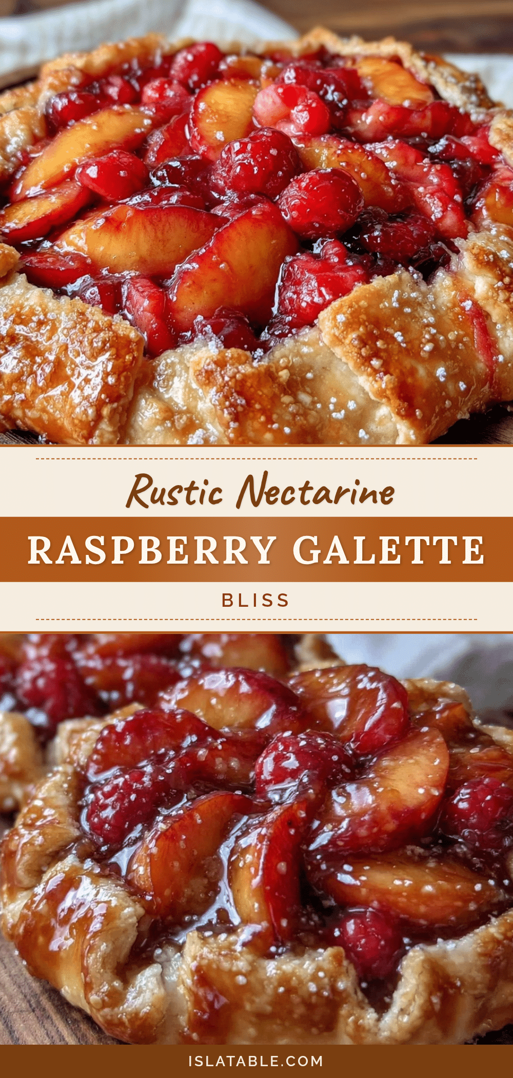nectarine raspberry galette recipe