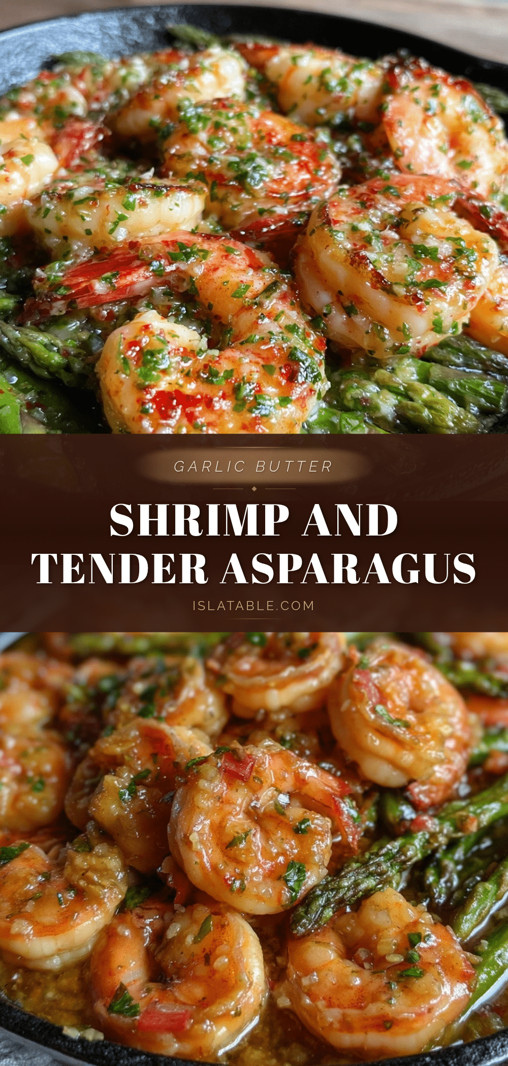 one-pan garlic butter shrimp and asparagus recipe