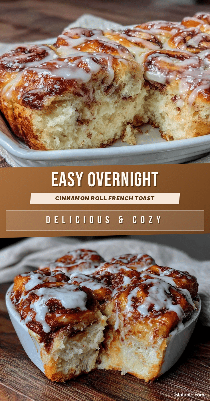 overnight cinnamon roll french toast casserole recipe