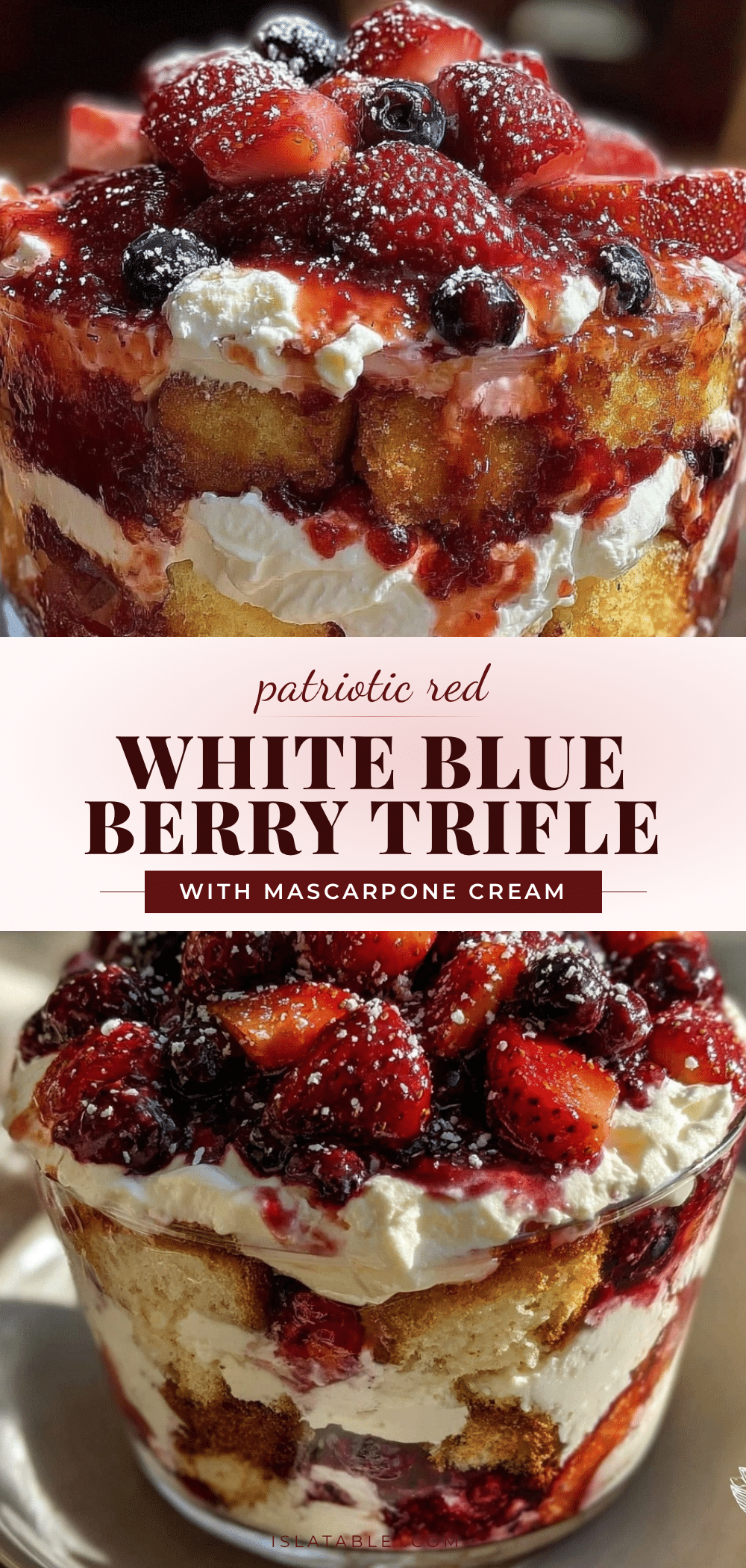 red white and blue berry trifle recipe