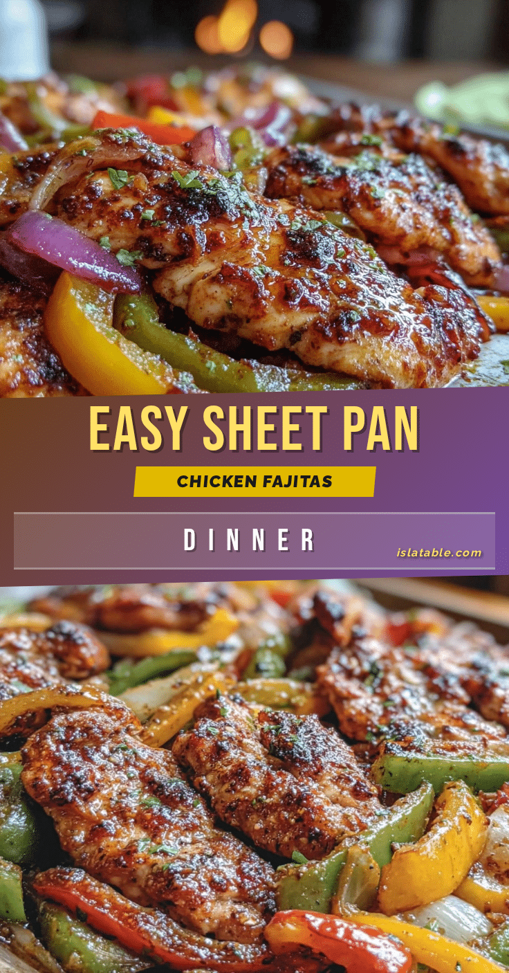 sheet pan fajita chicken recipe