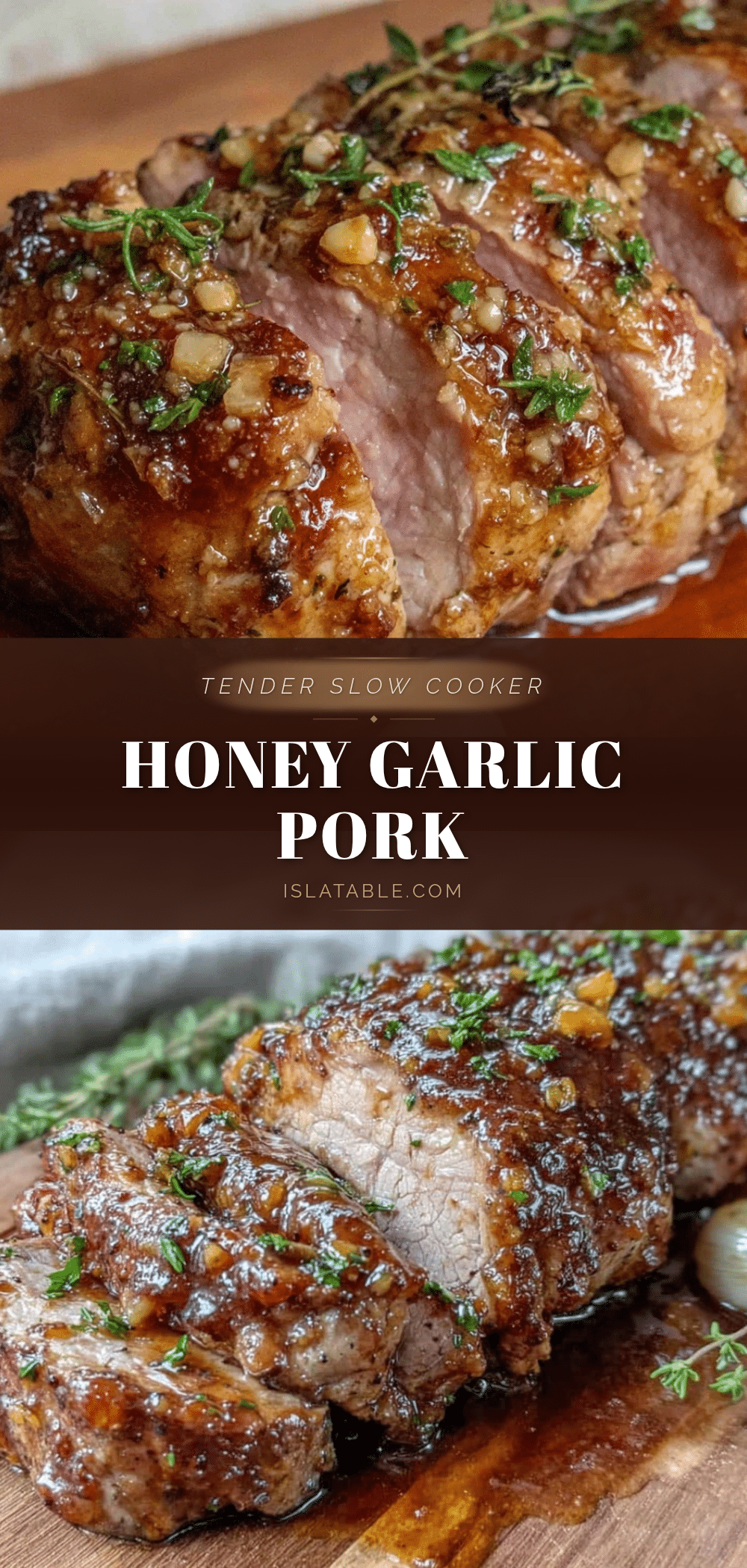 slow cooker honey garlic pork tenderloin recipe