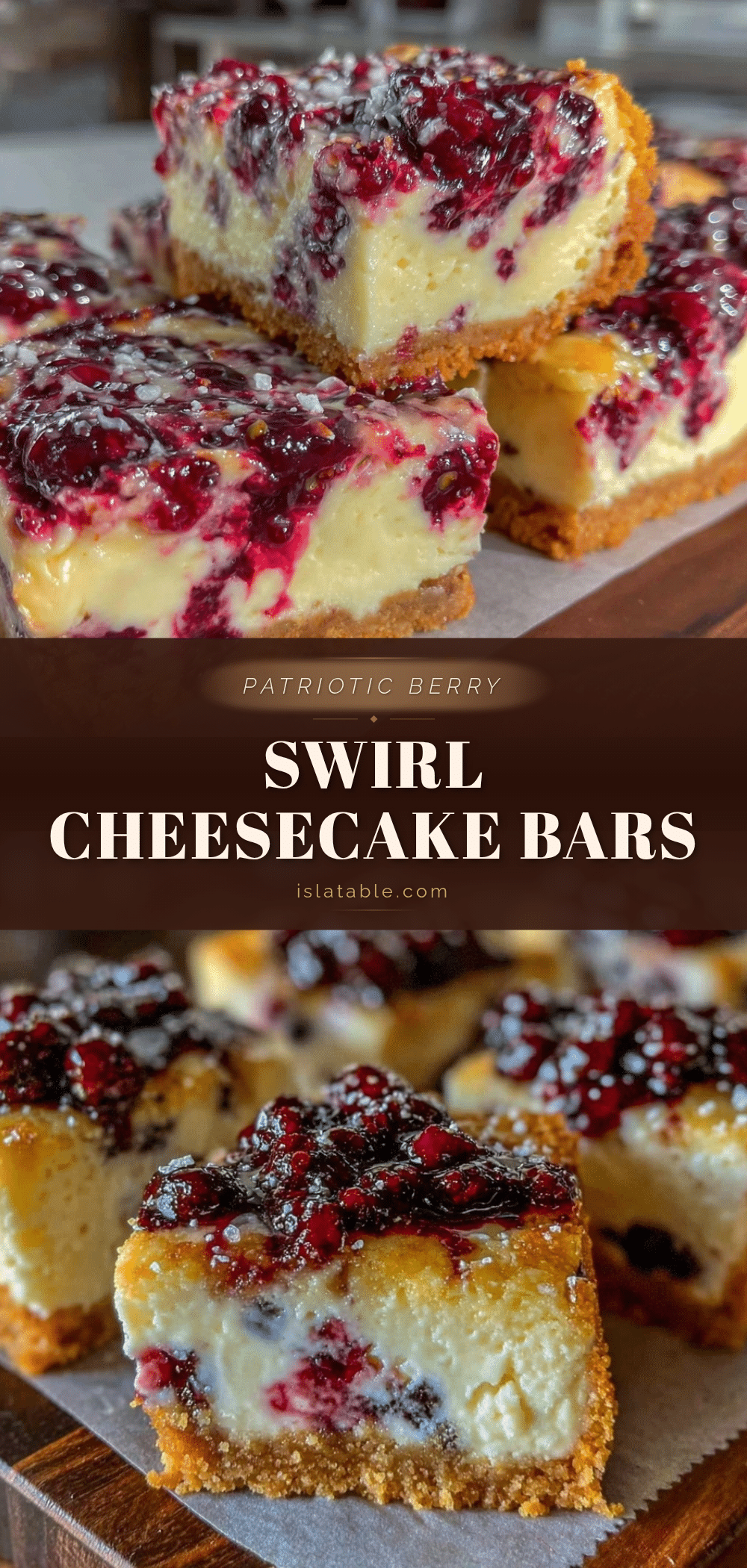 star-spangled cheesecake bars recipe