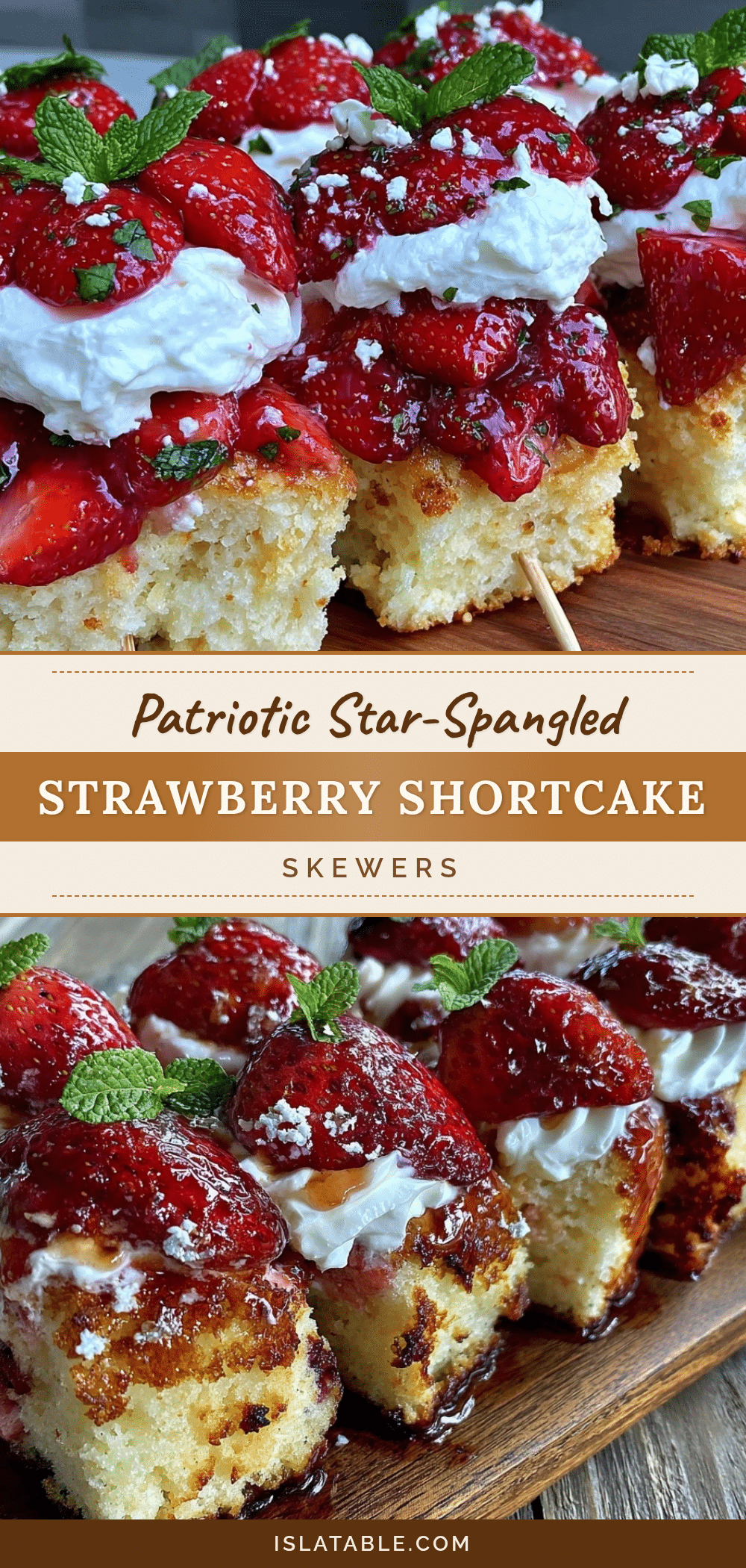 star-spangled strawberry shortcake skewers recipe