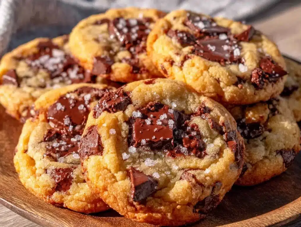 brown butter chocolate chip cookies - featured image