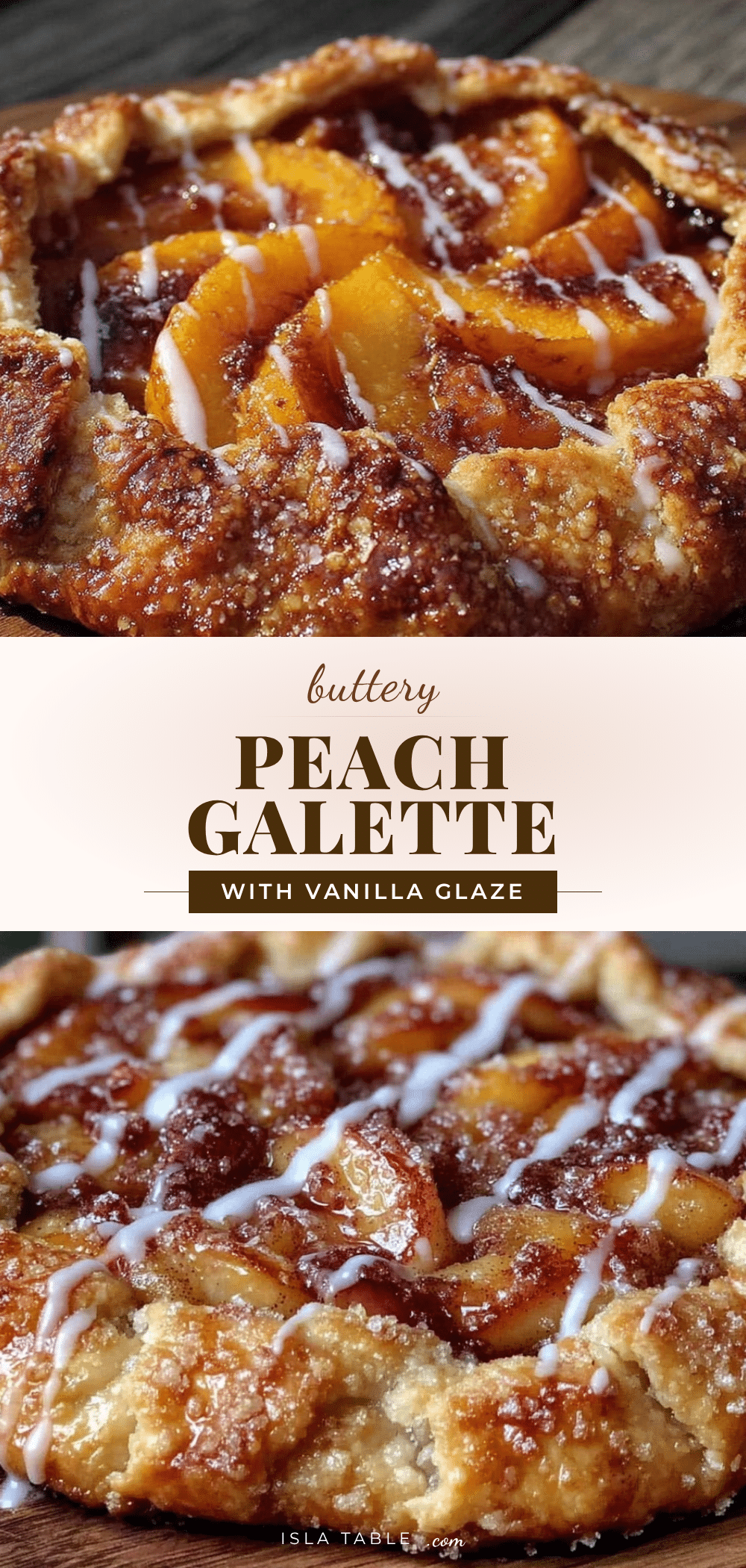 brown butter peach galette recipe